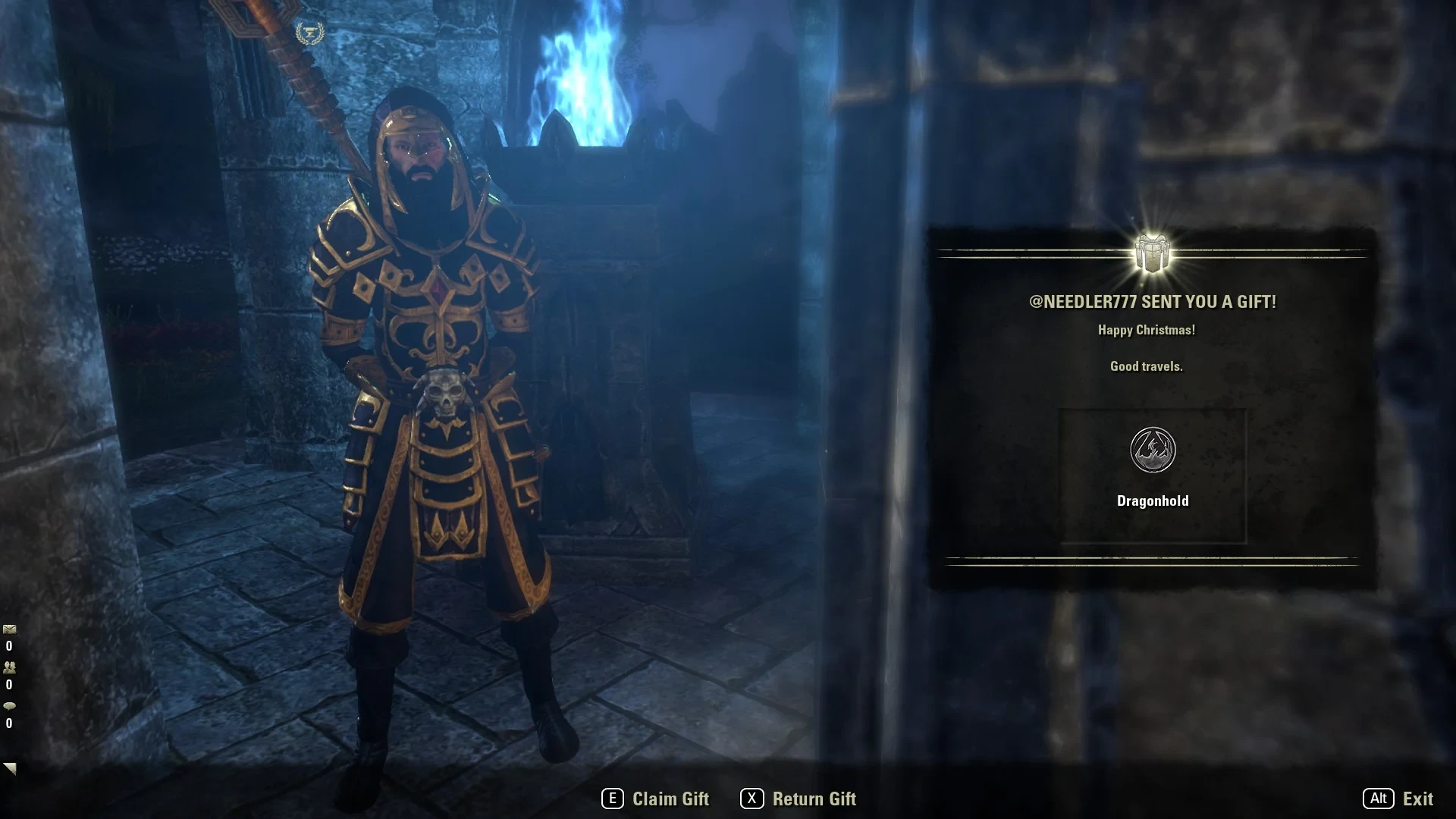 Elder Scrolls Online reaktywuje dziś wysyłanie prezentów w grze