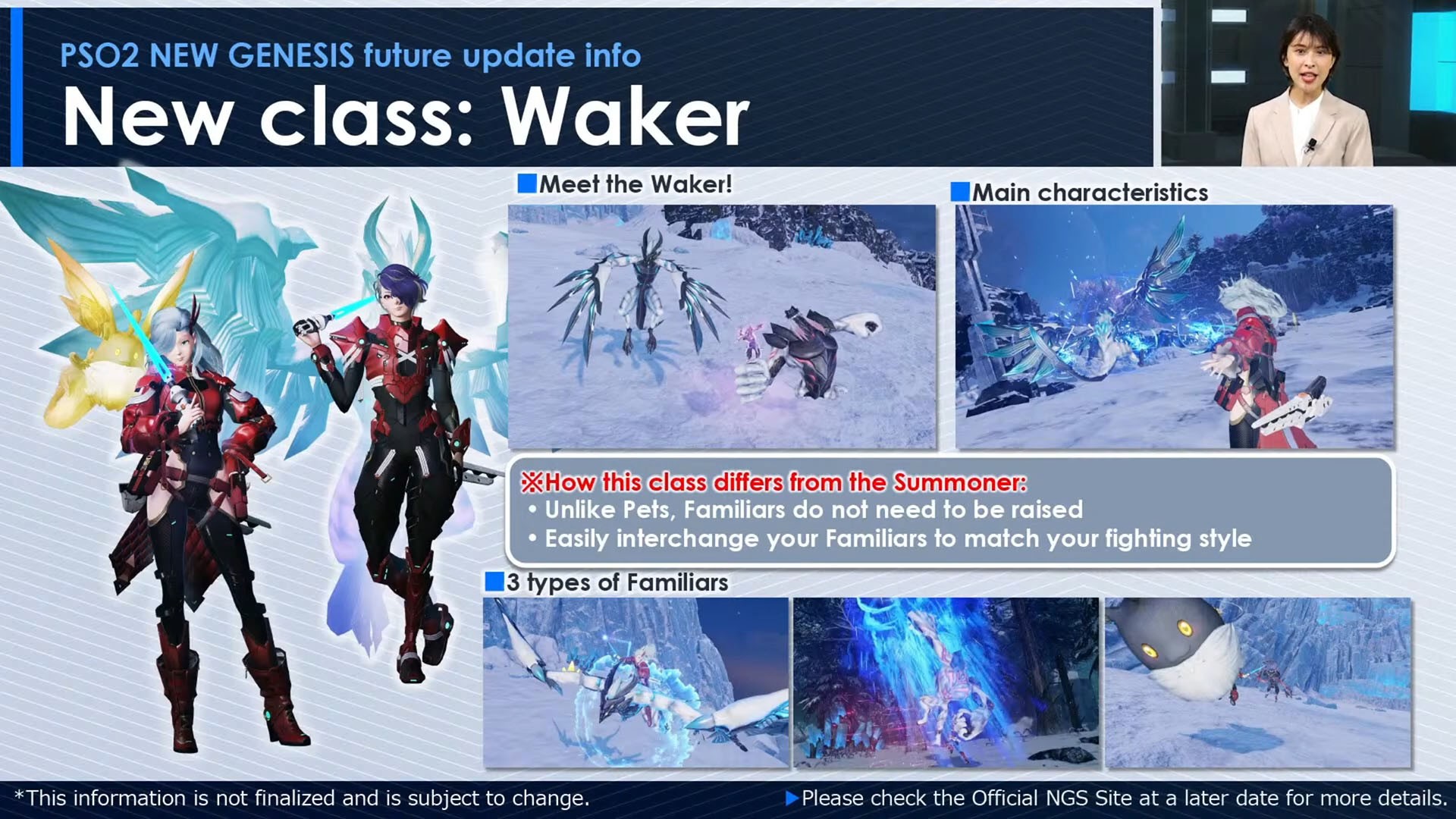 PSO2 New Genesis pokazało klasę Wakera, która przywołuje potwory