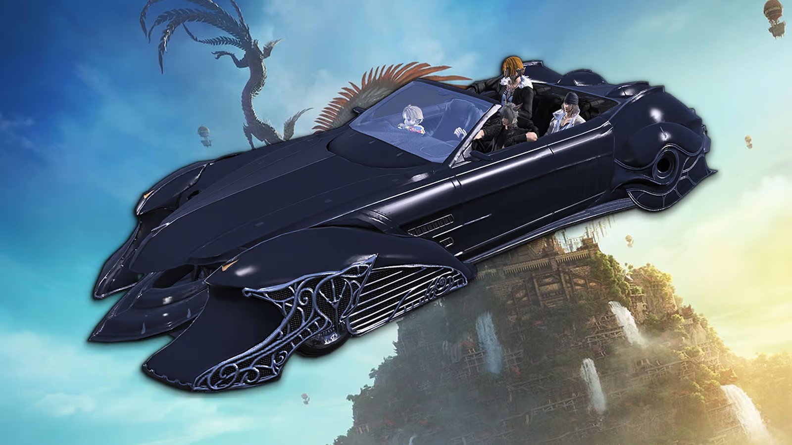 W Final Fantasy XIV ponownie zdobędziecie czteroosobowy samochód, który lata