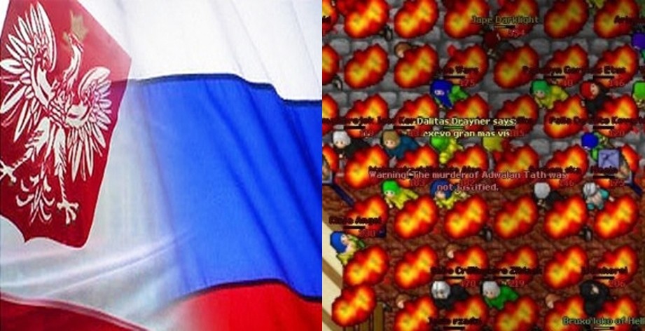 Rosjanie zalewają Tibię i wypowiadają nam (Polakom) wirtualną wojnę