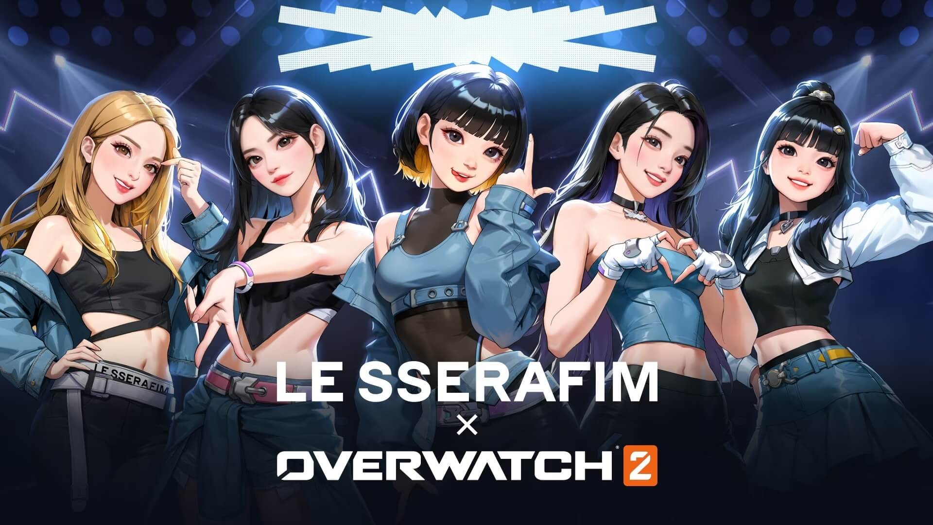 Overwatch 2 połączy siły z k-popowym zespołem LE SSERAFIM 