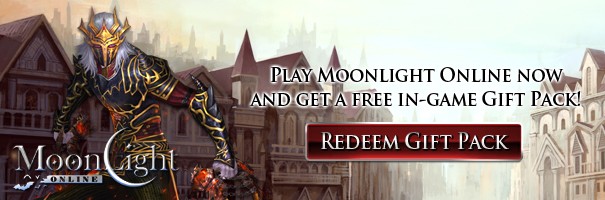 Moonlight Online - prezenty dla poczatkujących graczy