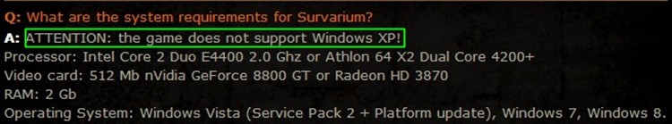 Planujecie grać w Survarium? Najpierw sprawdźcie wymagania... i system, bo na Windowsie XP nie poszalejecie
