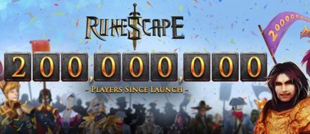 Runescape dobija do 200,000,000 użytkowników...