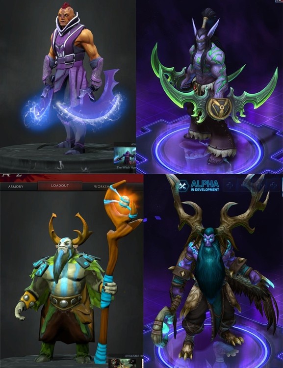 Dota 2 vs Heroes of the Storm. Dwie gry MOBA, ci sami bohaterowie Warcraft'a. Gdzie wyglądają lepiej? 