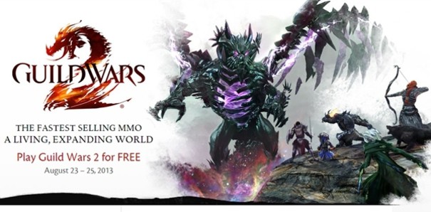 Guild Wars 2 to "najszybciej sprzedające się MMO" i pewnie dlatego 23-25 sierpnia wejdziemy do gry za darmo