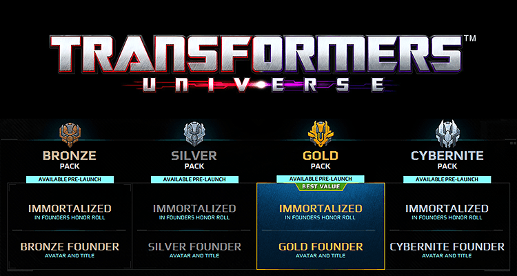 Znamy już ceny founder’s packów w Transformers Universe