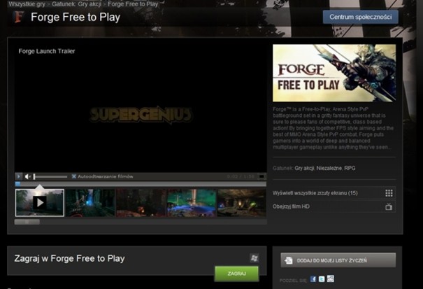 FORGE przeszło właśnie na Free2Play!