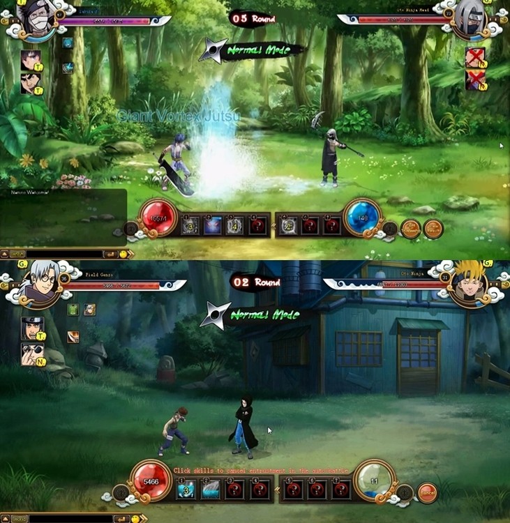 Naruto Spirit vs Naruto Saga, czyli z serii "znajdź 3 różnice"