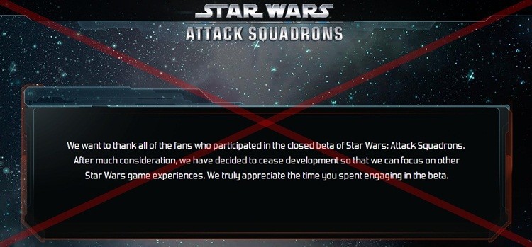 Star Wars: Attack Squadrons wylądował w koszu, chociaż nie miał jeszcze swojej premiery