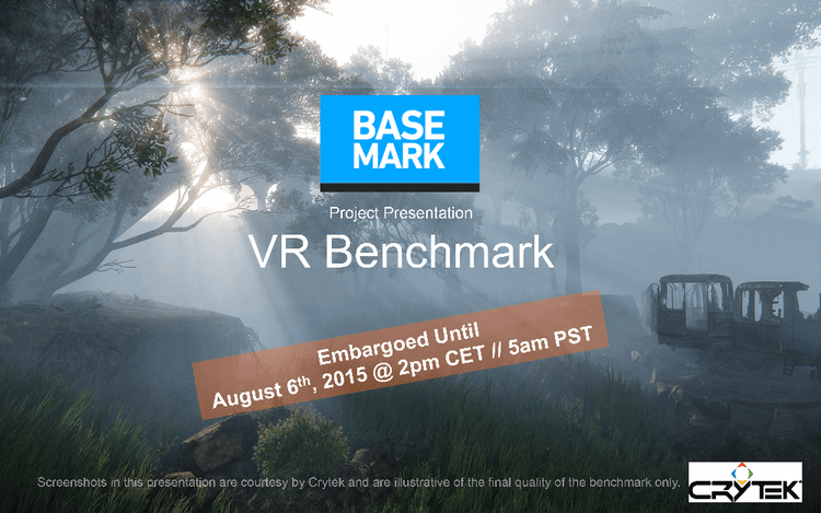 Benchmark dla gier w VR