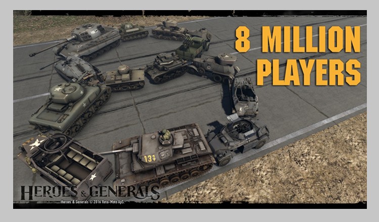 Jesteście wśród 8 milionów ludzi, którzy zagrali w Heroes & Generals? 
