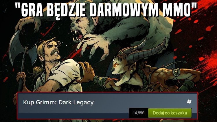 Grimm: Dark Legacy okłamało nas wszystkich. Gra miała być darmowym MMO, tymczasem nie jest ani tym, ani tym