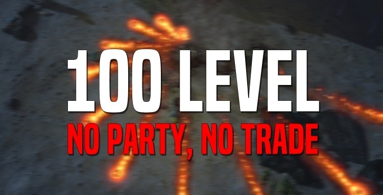 Pierwsza osoba w historii Path of Exile, która osiągnęła 100 level bez handlowania i bez grania w Party! 