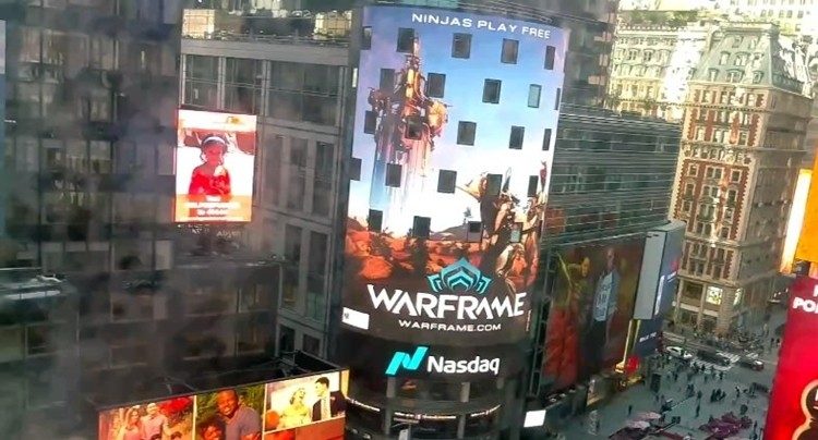 Idziesz ulicami Nowego Jorku, a tam... wielka reklama Warframe