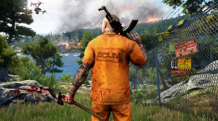 SCUM prezentuje się, jako „open-world prison survival game”