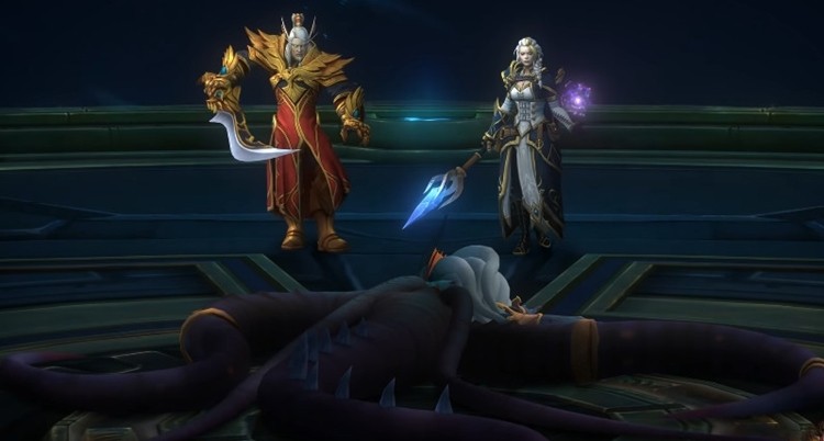 Ten cinematic zobaczycie po zabiciu Azshary w World of Warcraft