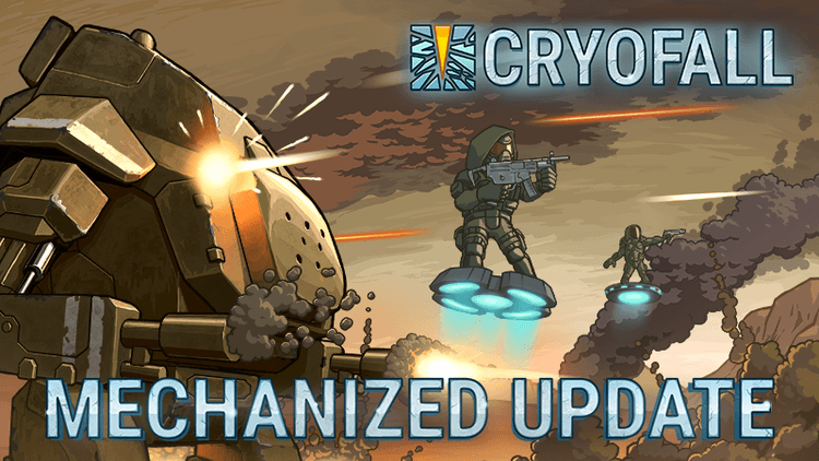 Do Cryofall dodano hoverboardy, mechy i masę innych nowości, jak demo gry!