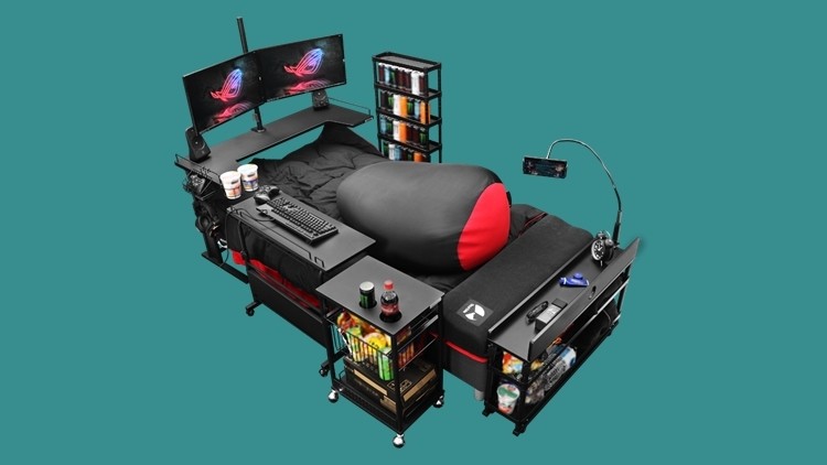 Łóżko dla graczy – wspaniały gadżet dla maniaków MMORPG