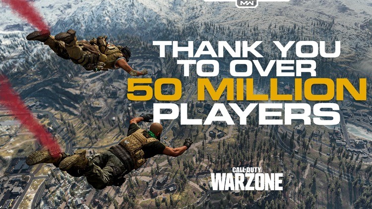 Call of Duty: Warzone osiąga ponad 50 milionów graczy
