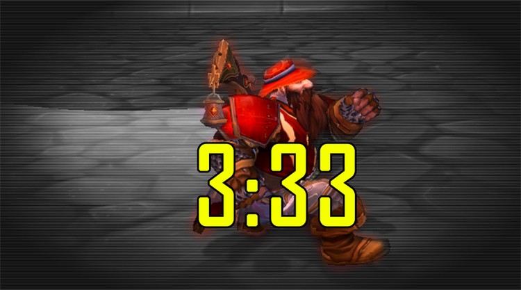 3 godziny i 33 minuty, aby wbić 50 poziom w World of Warcraft