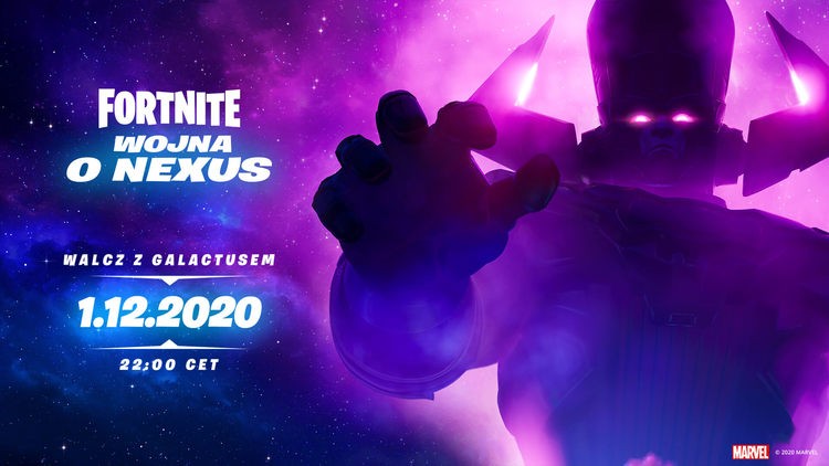 Galactus przybędzie do Fortnite już 1 grudnia!