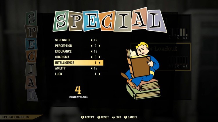 Fallout 76 pozwoli na bezpłatne resetowanie punktów S.P.E.C.J.A.Ł