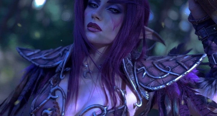 Czy to najlepszy cosplay Nocnej Elfki z World of Warcraft? Chyba tak