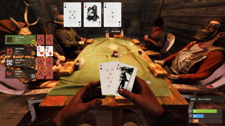 Rust pozwala wyłączyć krew, dodaje system gestów oraz stoły do pokera