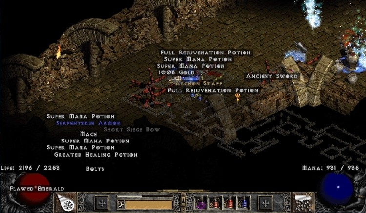 Po czterech latach grania zebrał wszystkie unikalne przedmioty w Diablo 2