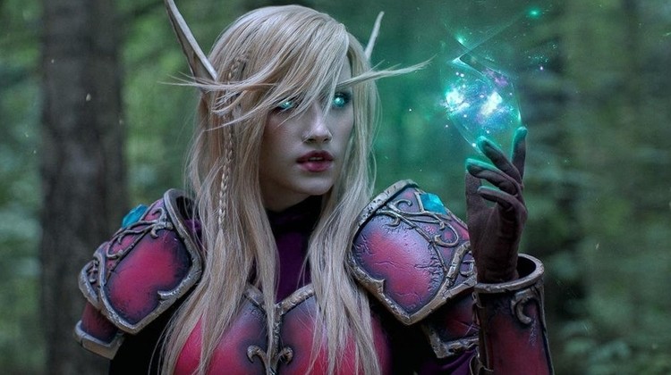Fantastyczny cosplay Krwawej Elfki z World of Warcraft